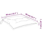  Jastuci za stolice 4 kom ružičasti 40 x 40 x 7 cm od tkanine | shoptok.hr