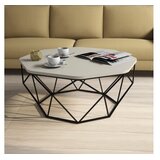 Hanah home Diamond Klub sto, 90x38x90cm, Bijeli | Eponuda.ba