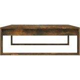  Klubska mizica dimljeni hrast 100x100x35 cm konstruiran les, (20714292) | Shoptok.si