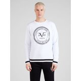 19V69 ITALIA Sweater majica 'BEN' crna / prljavo bijela | shoptok.hr