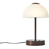 QAZQA Dizajnerska namizna svetilka temno bronasta vklj. LED z možnostjo zatemnitve - Joya | Shoptok.si