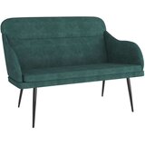 vidaXL Klop temno zelena 110x76x80 cm žamet | Shoptok.si