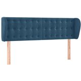 Maison Chic vzglavna omarica - nočna omarica - posteljna omarica z ušesi temno modro 147x23x78/88 cm žamet, (21712101) Cene