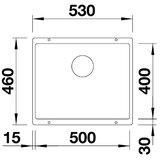 Blanco sudopera Subline 500-U Black Edition 526340 | ePonuda.com