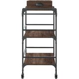  Kolica boja hrasta 81 5x41x92 5 cm konstruirano drvo | shoptok.hr
