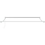 vidaXL Ročna retractabilna tenda Črna 350x250 cm, Tenda za zamenjavo blaga za okvir 3.5x2.5 m Črna | Shoptok.si