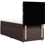  Krevet s oprugama i madracem tamnosmeđi 90 x 200 cm od tkanine | shoptok.hr