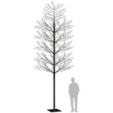  Božićno drvce s 2000 led žarulja plavo svjetlo 500 cm | shoptok.hr