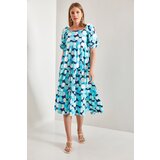 Bianco Lucci Women's Square Neck Patterned Dress | Shoptok.si