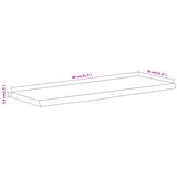  Zidna polica 80x30x3,8 cm pravokutna bagremovo drvo živi rub | shoptok.hr