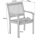 Gardenson VRTNI SEDEŽ les evkaliptusa naravne barve | Shoptok.si