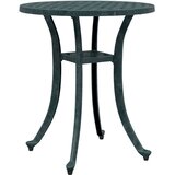  Vrtni stol zeleni Ø48x53 cm od lijevanog aluminija | shoptok.hr