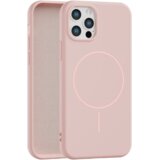Apple velvet touch magsafe maska za iphone 12/12 pro - roze | Eponuda.com