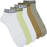 Športne nogavice NJFMB SNEAKERS SOCKS X5 Večbarvna
