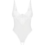 Obsessive Alissium - odprto body (belo) - M/L | Shoptok.si