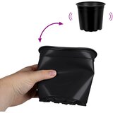  Lonac za cvijeće 100 pcs Crna Ø 15 x 13 cm Plastika | shoptok.hr
