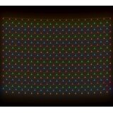  Božićna svjetlosna mreža šarena 3 x 2 m 204 LED | shoptok.hr