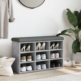  Klupa za cipele siva boja betona 82x32x50 cm konstruirano drvo | Eponuda.ba