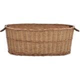  Košara za drva za ogrjev s ručkama 88x57x34 cm od prirodne vrbe | shoptok.hr