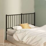 vidaXL Metalno uzglavlje crno 120 cm | shoptok.hr