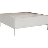  Povišena vrtna gredica 100x100x41 cm nehrđajući čelik | Eponuda.com