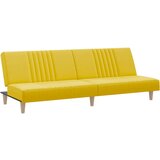 Maison Chic Raztegljiv kavč - Raztegljivi divan svetlo rumeno blago, (21728617) | Shoptok.si