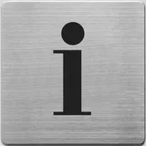 aluminijumski piktogram samolepljivi - info ( 02HP18 )