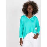 BASIC Feel Good Blouse-RV-BZ-7805.66P-turquoise | Shoptok.si