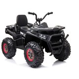 Lean_Toys Otroški baterijski štirikolesnik XMX607 Črna lea | Shoptok.si