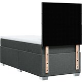  Okvir kreveta s oprugama i madrac tamnosivi 80x200cm od tkanine | shoptok.hr