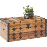 Venda SKRINJA les, kovina naravne barve, črna | Shoptok.si