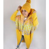 Pri Long cardigan colorful leopard sweater with wool | Shoptok.si