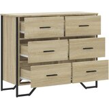  Komoda boja hrasta sonome 91x35,5x74,5 cm konstruirano drvo | shoptok.hr