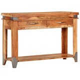  Konzolni stol 110 x 34 x 74 cm od masivnog drva bagrema | shoptok.hr