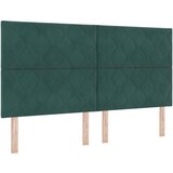 vidaXL LED glava postelje Temno zelena 180 cm Umjetno usnje, (5000142457) | Shoptok.si