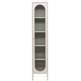 Venture Home vitrina Cali 35 × 180 × 37 cm, bež | shoptok.hr