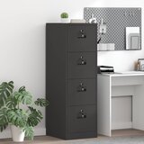 Kabinet za datoteke s ladicama 2 pcs Crna 44 x 50 x 139 cm | shoptok.hr