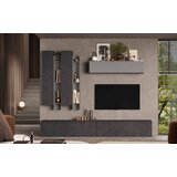 LC Mobili Dnevni regal v skrilasto in svineno sivi INFINITY 2.0 900004-ADPB Cene