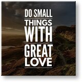  Motivacijska slika na platnu Do small things_001 (moderne) | Shoptok.si