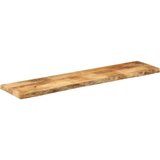 vidaXL Mizna plošča 140x20x3,8cm naraven rob trden robusten mangov les, (21410701) | Shoptok.si