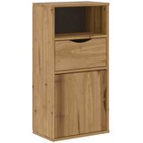  Bočni ormarić s ladicom ODDA 40x24x79 cm puno drvo bor Slike