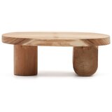 Kave Home Stolić za kavu od masivnog drva munggura u prirodnoj boji 60x90 cm Mosi – | shoptok.hr