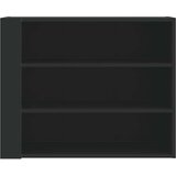 Zidni ormarić crni 75 x 35 x 60 cm od konstruiranog drva | Eponuda.com
