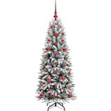 vidaXL Umestno božično drevo med 150 LED Bela 53 x 53 x 120 cm | Shoptok.si