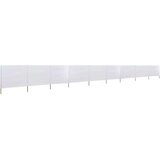  9-delni vetrobran tkanina 1200x160 cm peščeno bel, (20692785) | Shoptok.si