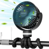 Momcozy prenosni ventilator za voziček black Cene