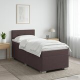 Boxspring krevet s madracem Tamno smeđa 80 x 200 cm Tkanina - Tamno smeđa 80 x 200 cm Prošiveno gumbima Cijene
