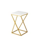  Stalak za cveće LOFT 40x24 cm zlatna/bela | Eponuda.com