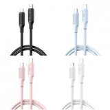 XO Kabl NB-Q265B PD60W Type-C to Type-C/ crna
