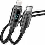 Innostyle USB-C LIGHTNING KABEL Z ZASLONOM ZA IPHONE 12 13 14 30W 1M, (5000334672) Cene